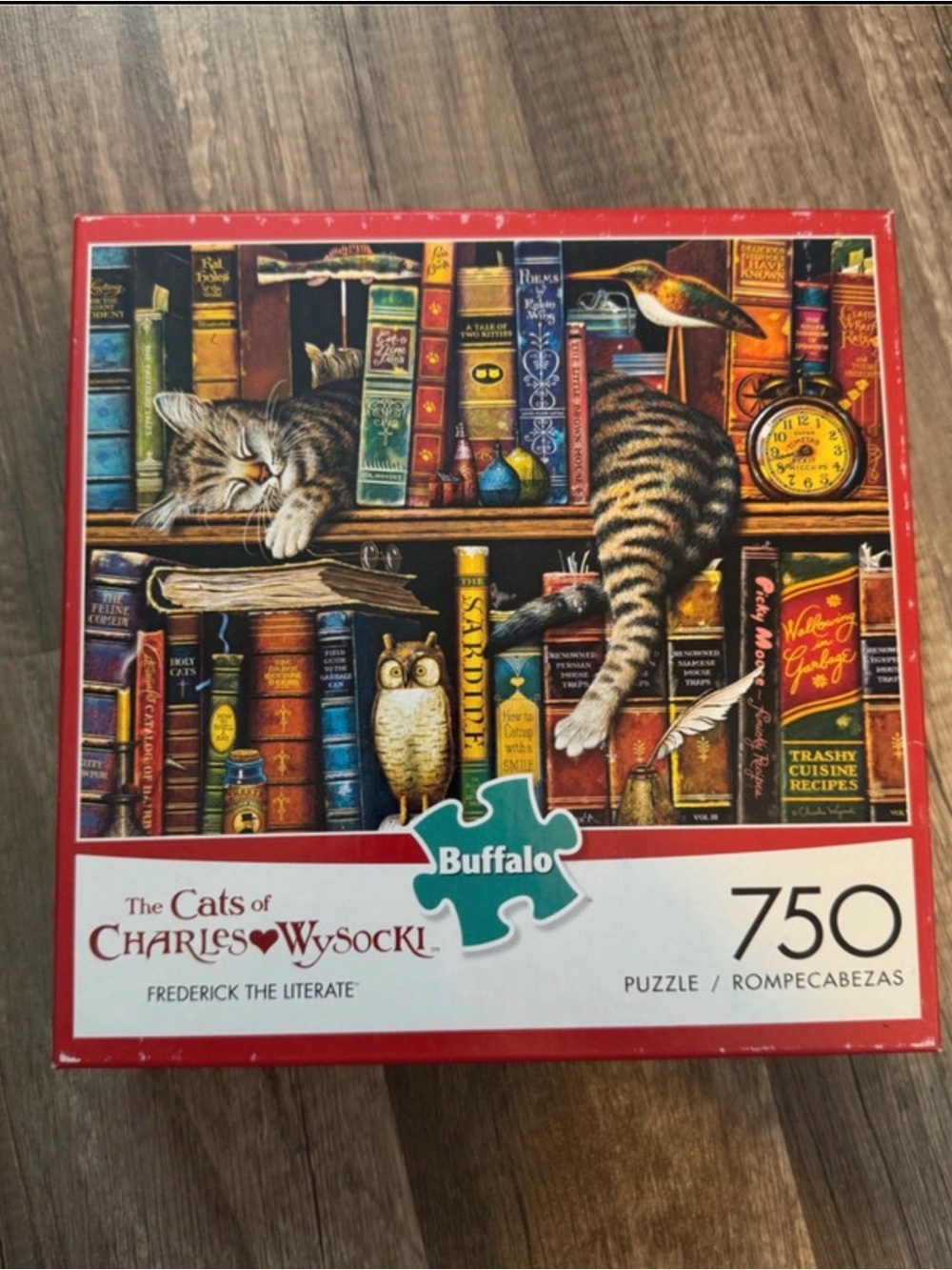 Buffalo 750-Piece 'The Cats of Charles Wysocki' Puzzle